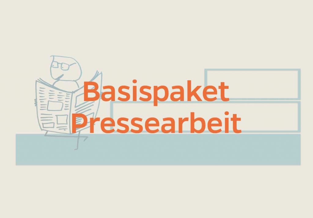 Basispaket Pressearbeit